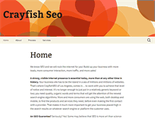 Tablet Screenshot of crayfishseo.com